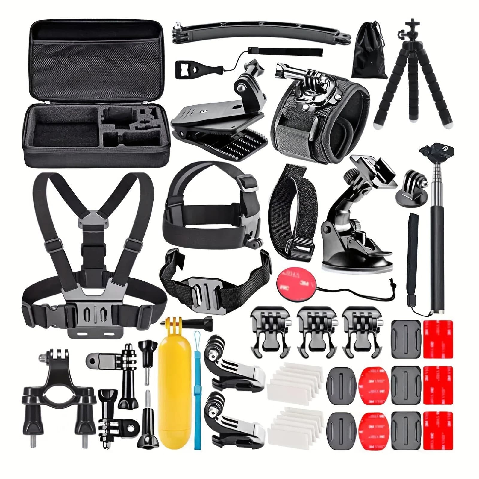 TEMU A Accessory Kit For Action Cameras Including For Models And , Designed For Outdoor Photography And Stabilization