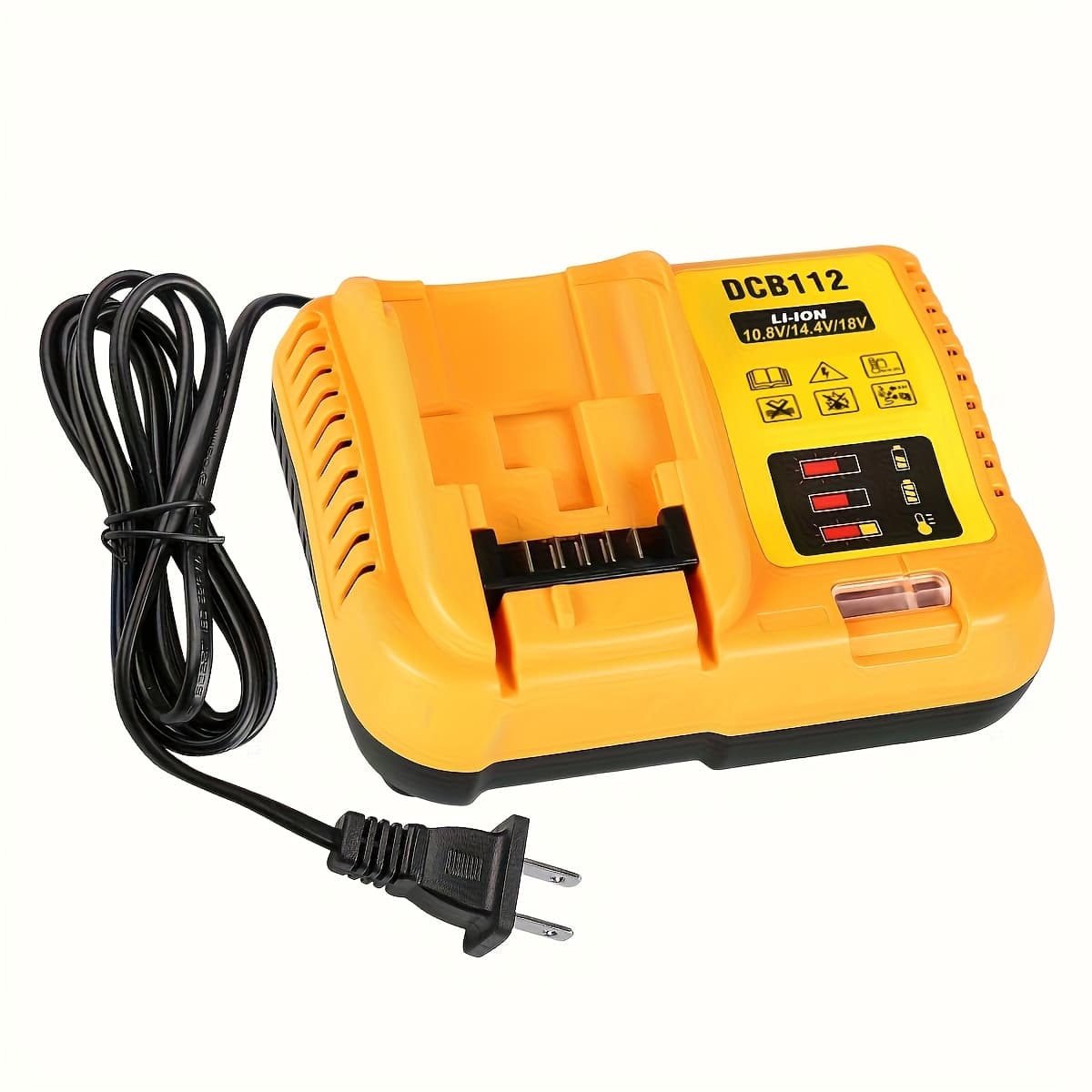 TEMU Suitable For Battery Charger, Can Charge 12v And 20v Max Batteries At Time, Compatible With Dcb124 Dcb126 Dcb200 Dcb206, Suitable For Power Tools