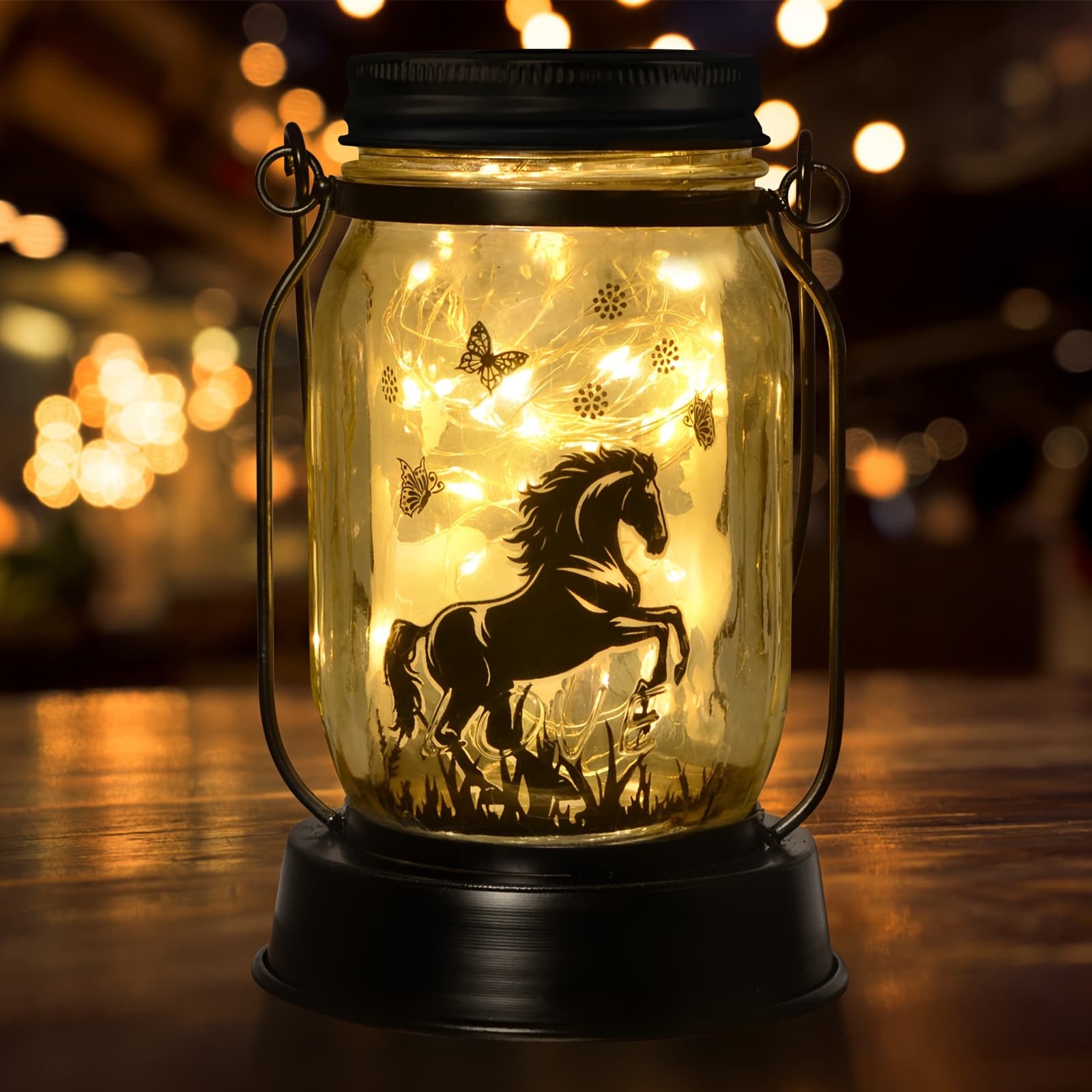 TEMU Horse Gifts For Women/men, , Sun Lanterns For Birthday, , Christmas, Sun Garden Decoration For Yard, Terrace, Backyard, Porch, Decoration