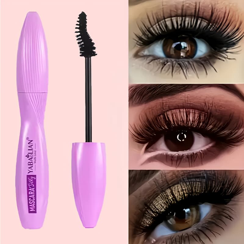 TEMU Valentine's Lift Mascara - Black, Waterproof, Volume-enhancing, Anti-smudge, Long-lasting, Dramatic , Types, Beauty Mascara | Dramatic Smooth Application, , Valentine's Day Gift