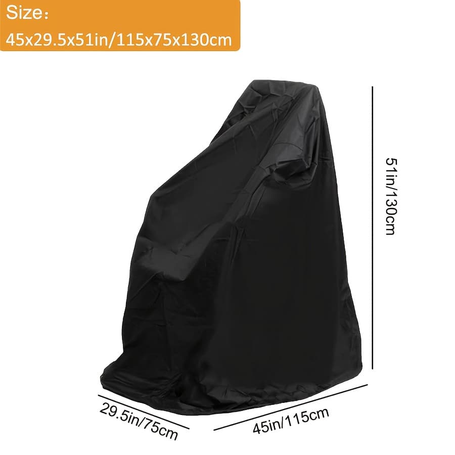 TEMU 1pc Wheelchair Cover, Electric Wheelchair Cover, Wheelchair Cover For Storage, Mobility Scooter Cover, Rolling Walker Cover
