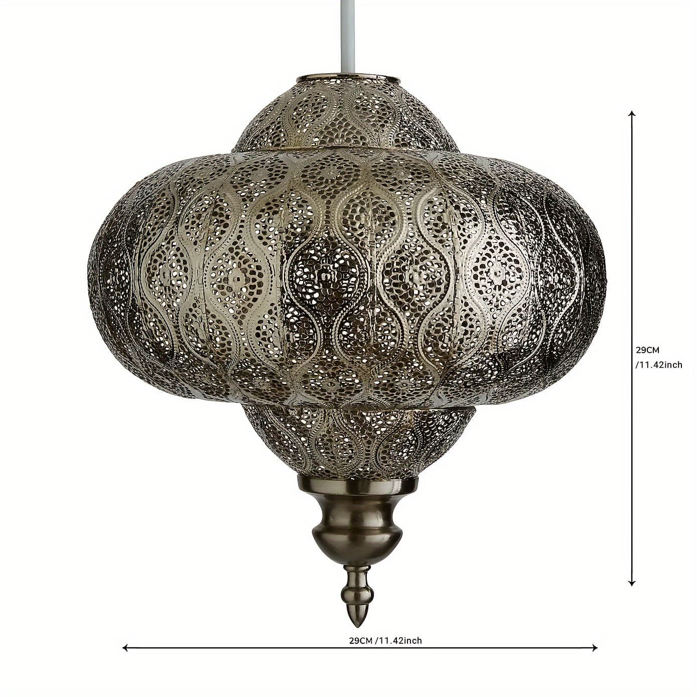 TEMU Fretwork Pendant Shade Ceiling Light Fixture Decorations For Home Wedding (lamp Shade , Not Included Cord And Bulb)