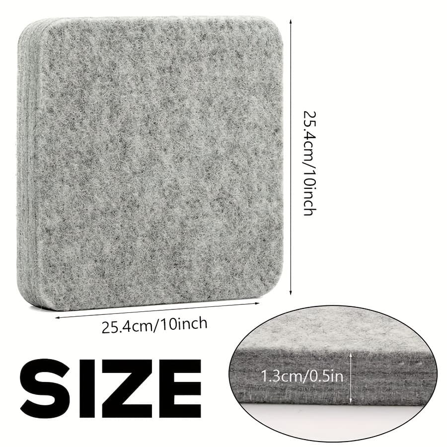 TEMU Needle Felting Kit, Needle Felting Pad, Needle Felting Tool With 10x10 Needle Felting Mat, Felting Needles For Wool, Leather Finger Guards, Good For Any Felting
