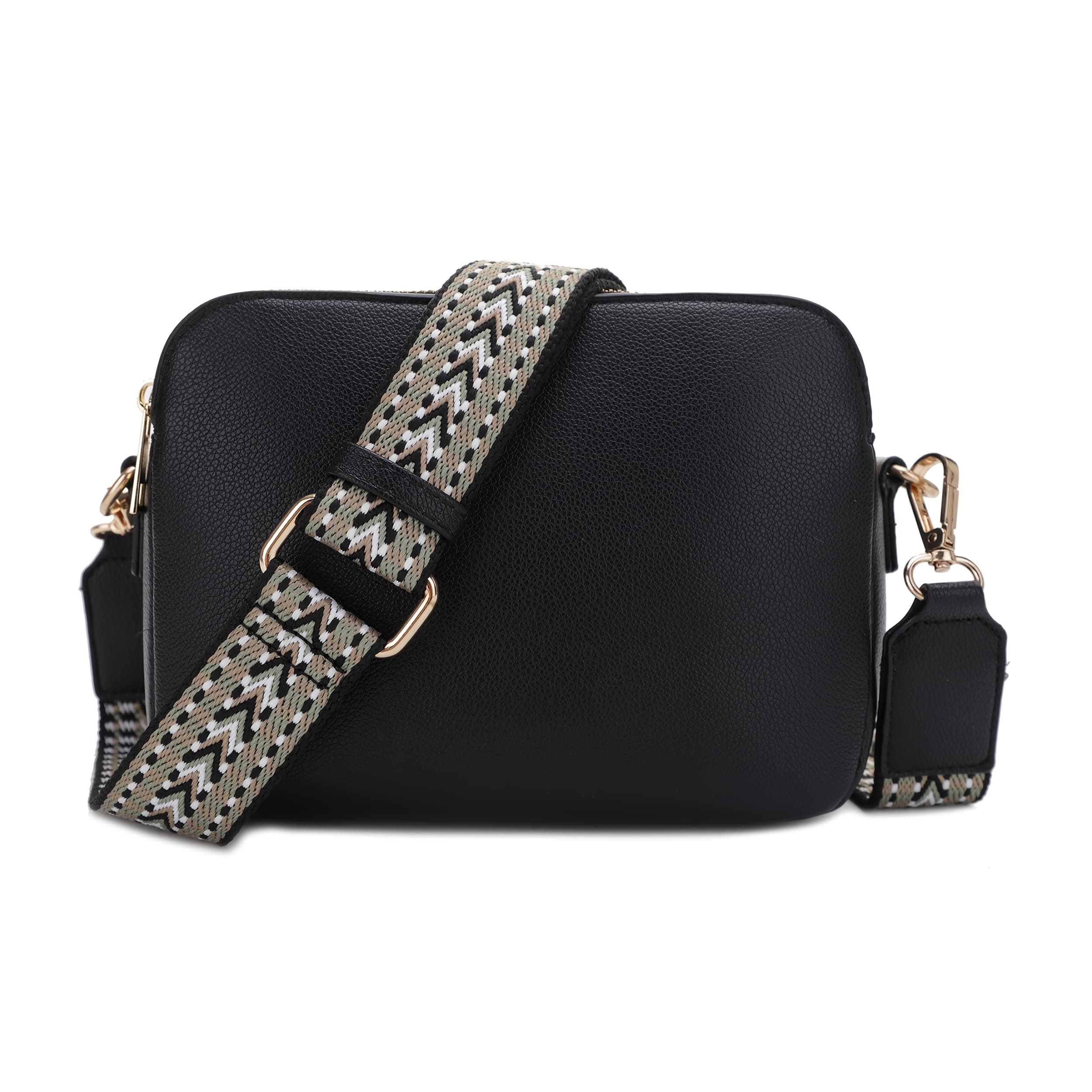 TEMU Casual Medium Size Croosbody Bag For Women, Crossbody Camera Purses With Adjustable Webbing Shoulder Strap