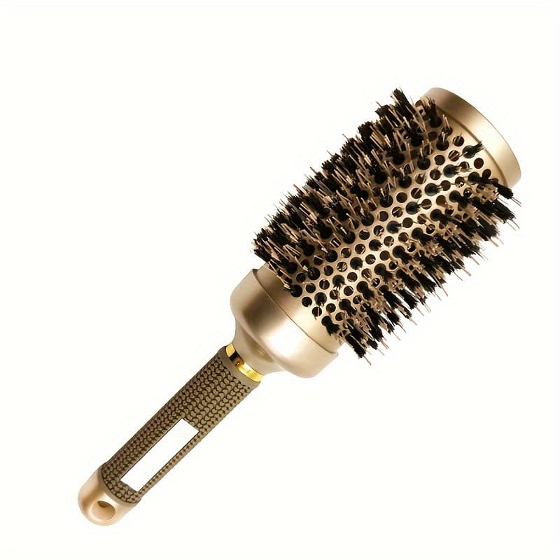 TEMU Hair Brush Hairbrush Thermal Round Comb Anti-static Hair Styling Tools Hairdressing Curly Hair Rollers Tools