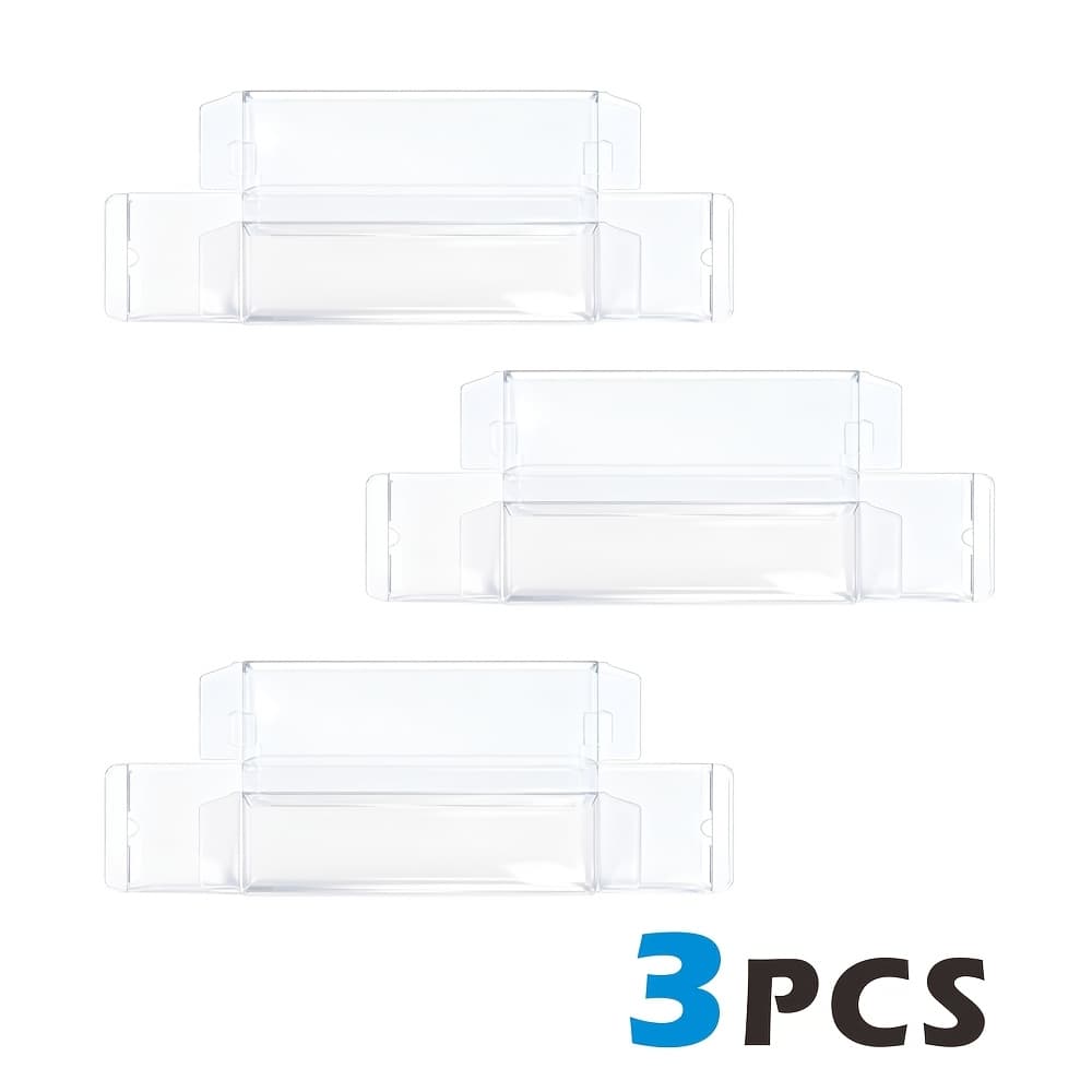 TEMU 3pcs Clear Plastic Protector Case Super Thick 0.7mm For Mega Ex Upc/151upc Box
