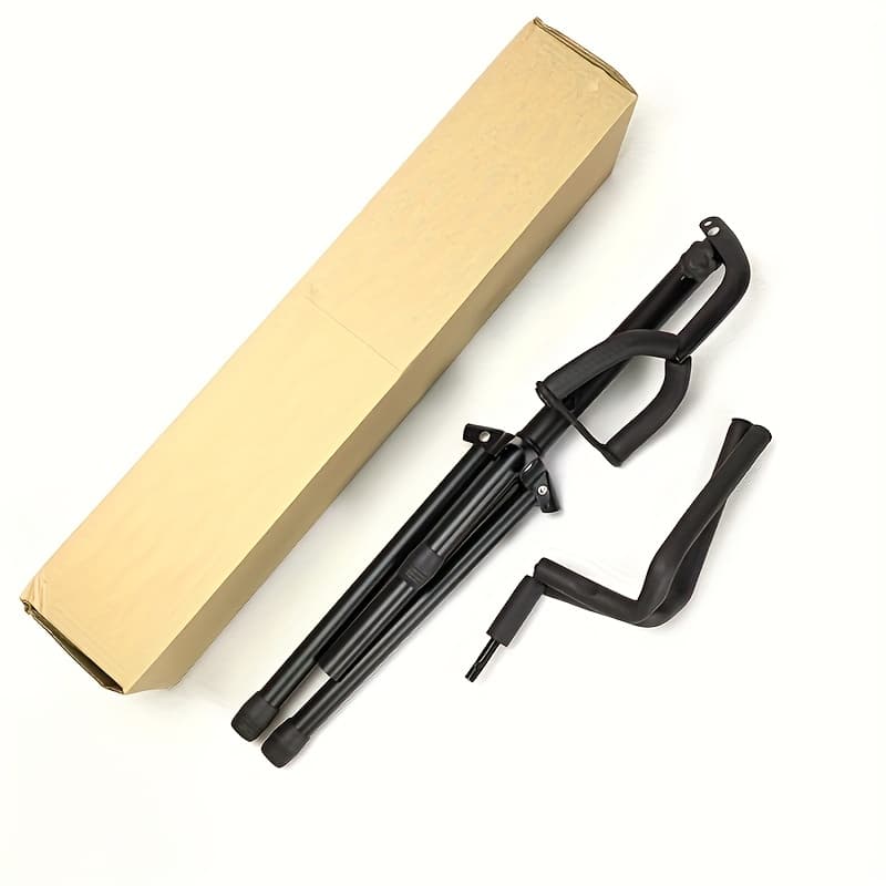 TEMU Portable Vertical Guitar Stand - Fully Foldable Design For
