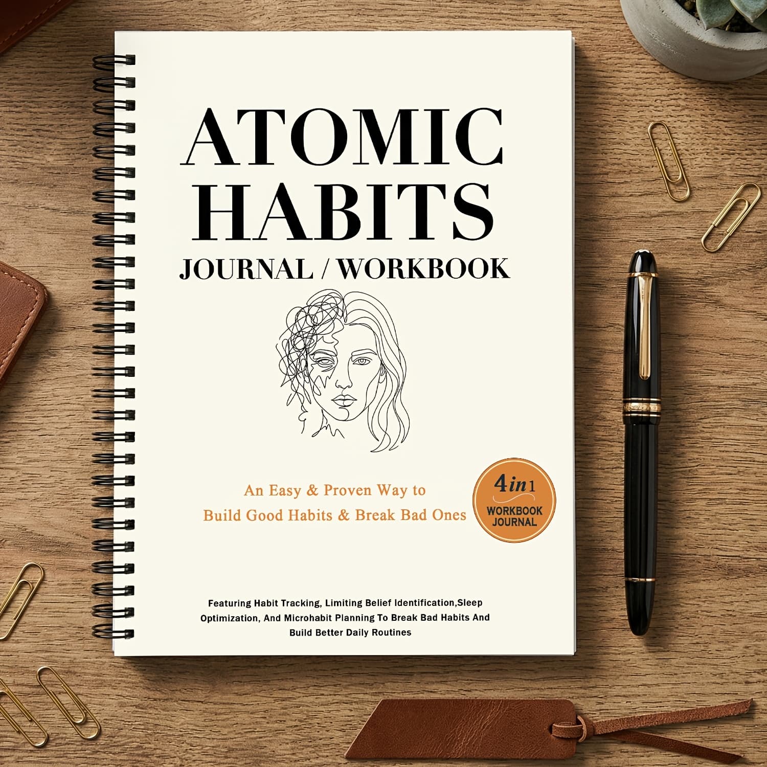 TEMU Workbook & Journal: Guided Planner To Habits & Break Bad . Features 21-day Challenge, , Sleep & Limiting Tools For Self-growth