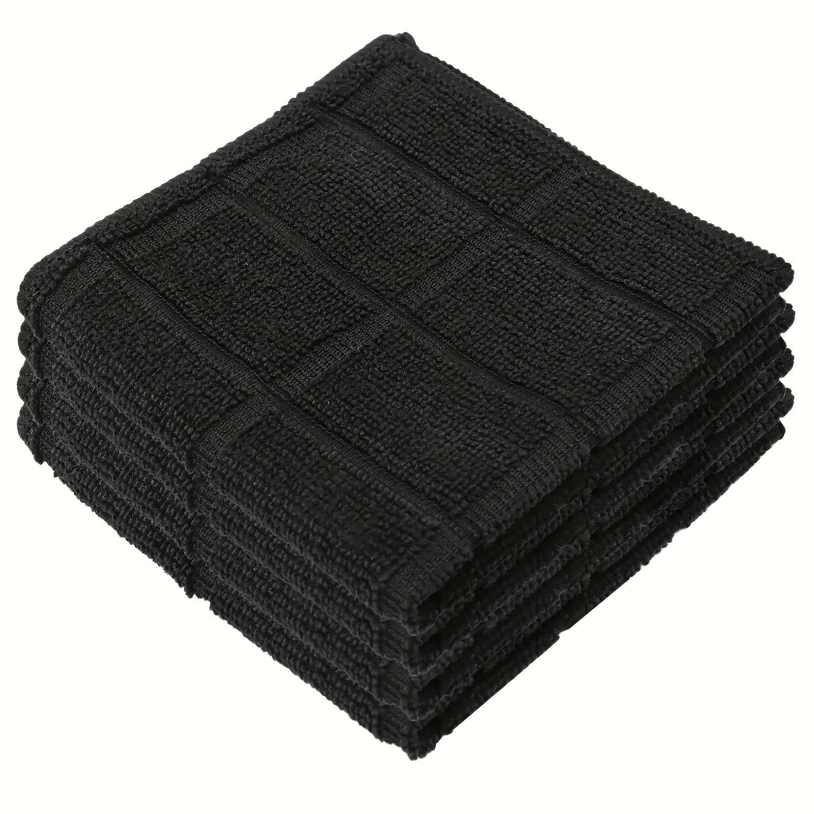 TEMU 25x25cm, Microfiber Kitchen Towel, Checkered Design, And Absorbent