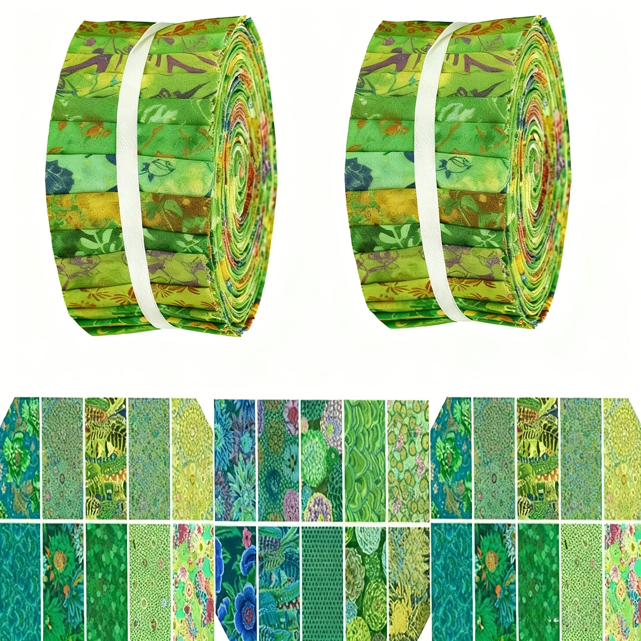 TEMU 80pcs 6.5 X 50cm (2.55 X 19.7in) , Batik, Long Strip Quilting Craft Fabric, Materials, For Festivals And Celebrations, Doll Cloth, Decorative Fabric, Bag Making Material