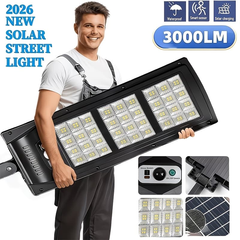 TEMU Led Solar Wall Light - Solar Courtyard Light, With 3 Lighting , Ip66 Waterproof, With Motion Sensor, 320 ° Wide-angle Lighting, Suitable Lots, Courtyards, Area , Outdoor Solar Lights