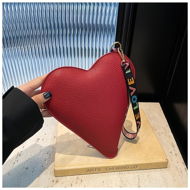 TEMU Lipstick Heart-shaped Handbag Gift Storage Bag Hanging Bag Wedding Souvenir Bag