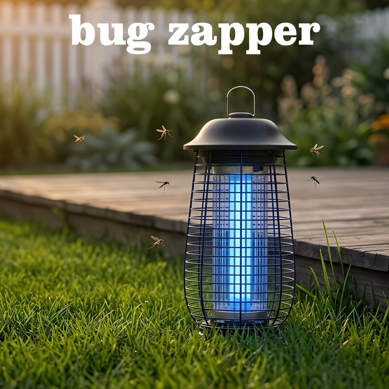 TEMU Bug Zapper Indoor & Outdoor, 4200v Electric Zapper, 10 Years , 6.5ft Power Cord,, Fly Trap Trap, Fly Killer Fly Zapper For Home, Patio, Kitchen, Backyard, Camping