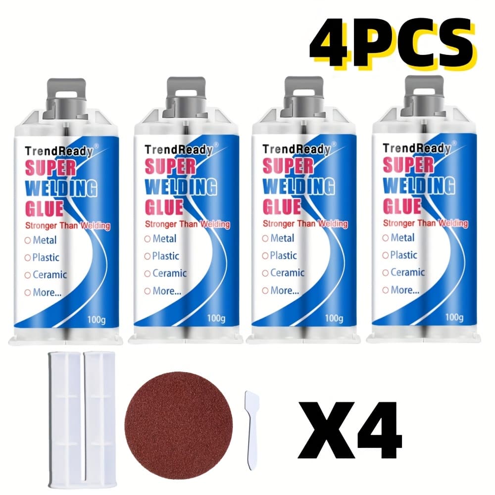 TEMU Heavy-duty Metal Adhesive, Epoxy Casting Glue, The Most Powerful Welding And Liquid Filler For Materials Including Metals, Plastics, Cement, And Ceramics, Suitable For A Wide Of Applications!