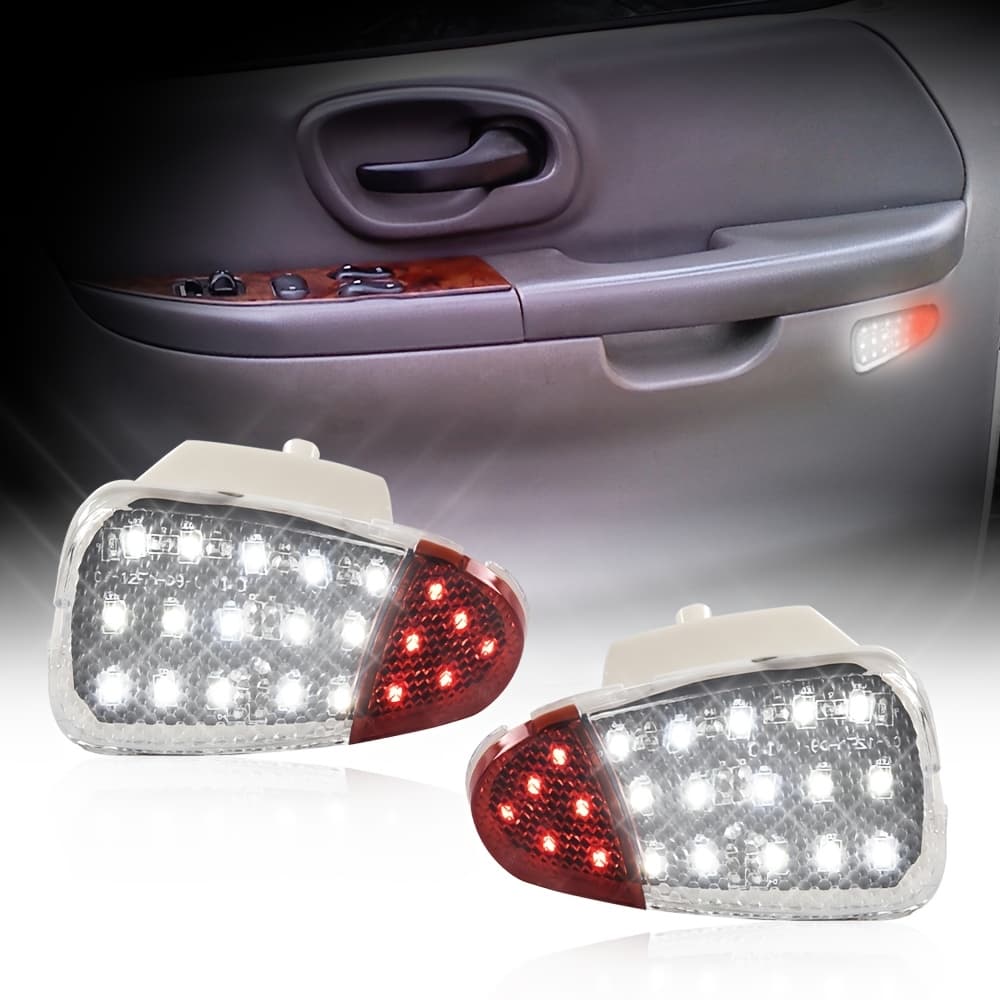 TEMU 1 Pair Led Interior Door Panel Courtesy Lamp Fit For F150 For 97-04