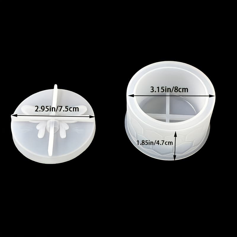 TEMU Resin Silicone Moulds, Bee Jar Storage Box Silicone Moulds, Epoxy Resin Moulds, Candle Cup Silicone Moulds, Cup Silicone Moulds