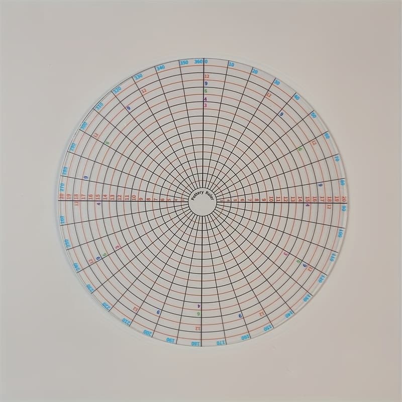 TEMU 1pc Multi-functional Full-circle Divider For Pottery And Sculpture Tools, Precision Measuring Ruler For Artistic Creation