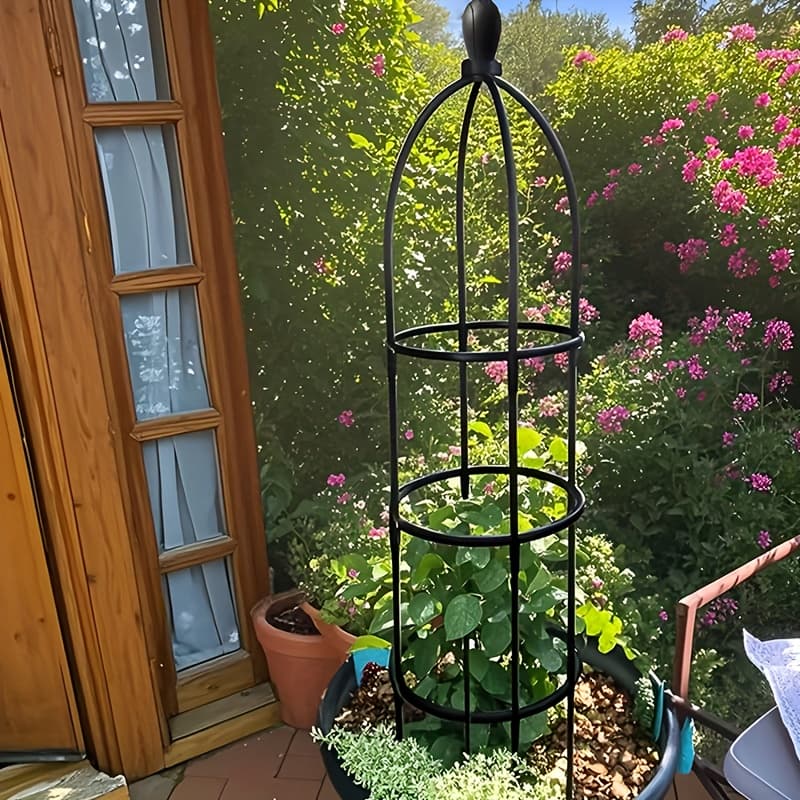 TEMU Plant Lattice Flower Stand Suitable For Indoor And Outdoor Garden Perfect For Rose And Climbing Plant Lattice Climbing Plant Support, Reward 10pcs Green Plant Support Clip