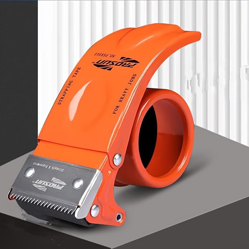 TEMU Portable Box Sealer With Automatic Tape Cutting And Anti Slip Handle, Cardboard Box Packaging Tool, Warehouse, Household