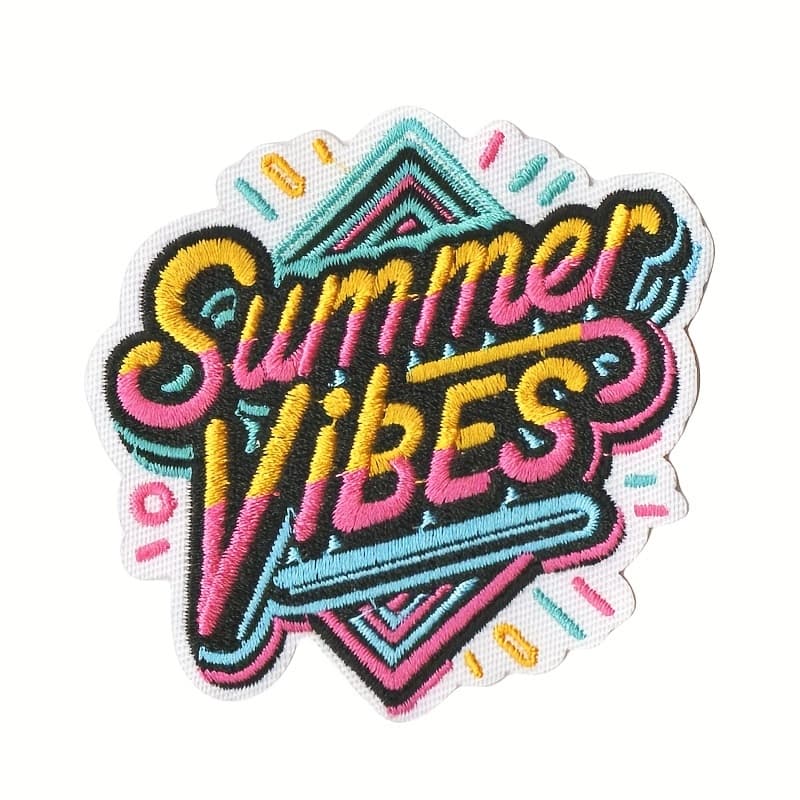TEMU The Embroidered Patch Radiates Summer Fashion Charm. With Its Exquisite And , It Has Become A New In Fashion Decoration. For Mending Clothes Or A
