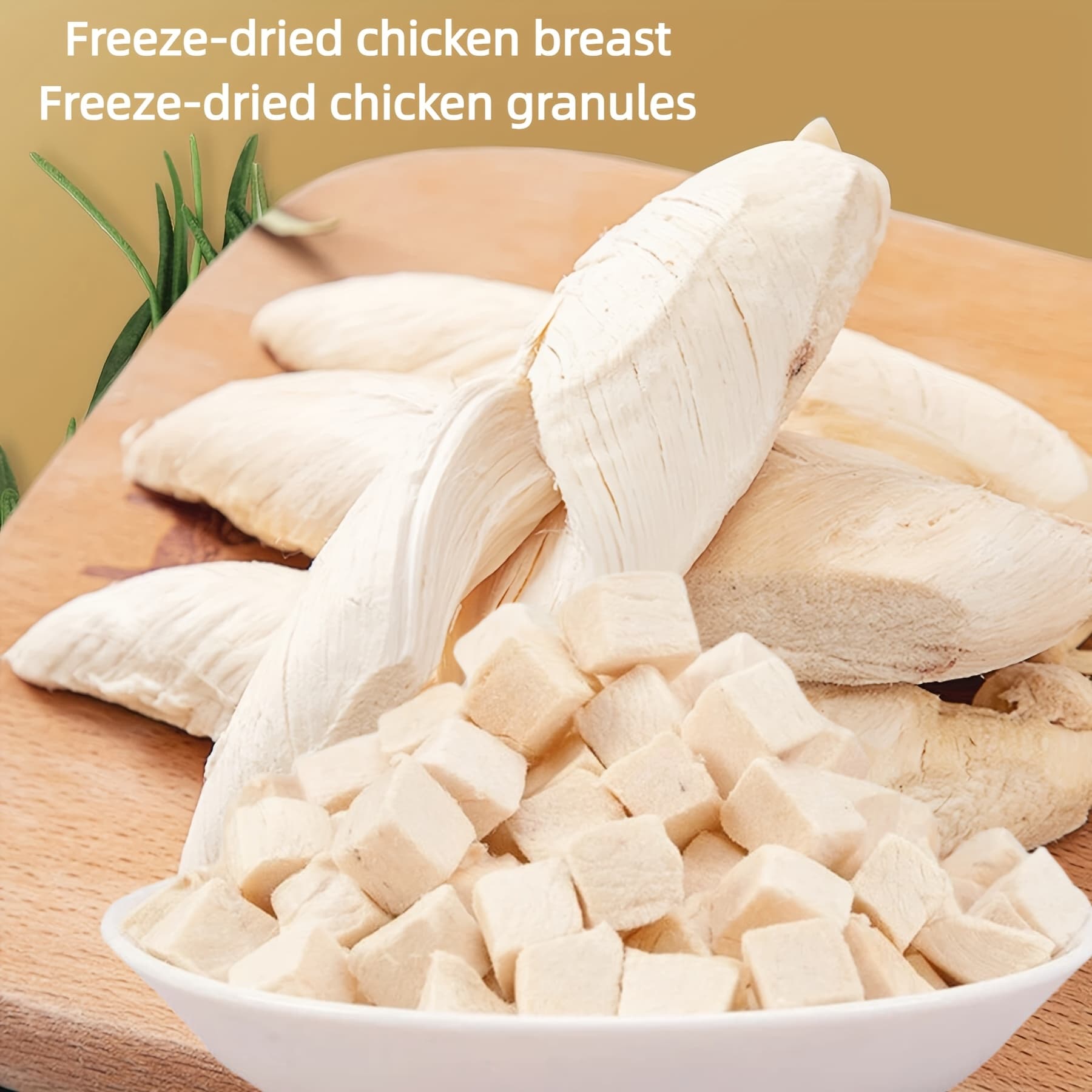 TEMU 100g/200g Helety Freeze-dried Cat And Dog Treats, High Protein, , Grain-free Pet Training Snacks, 100% Single