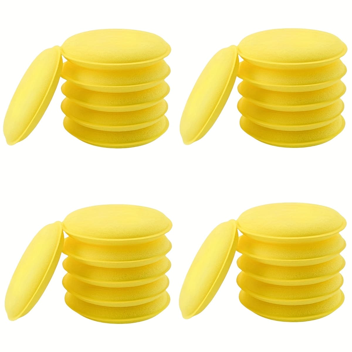 TEMU Set Of 24 Car Polishing Pads, Ideal For Detailing, Washing, And Applying Wax To Your Vehicle