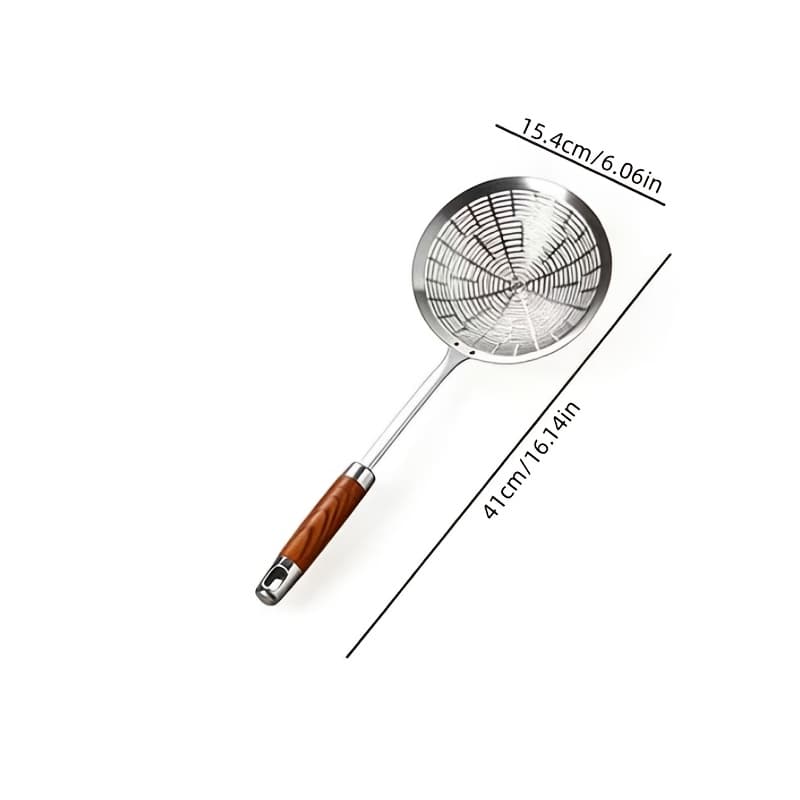 TEMU Heavy-duty Stainless Steel Straining Spoon With Hole - Heavy-duty Leakproof Filter For, Suitable For Home, Hotel, Picnic - Multipurpose Draining Spoon For Soup, Sauce, Liquid, Solid Foods