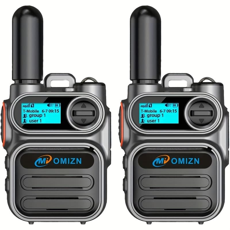TEMU 5g/4g Lte Long Range Walkie Talkie No Monthly Fee 2 Way Radio Us Coverage Anti-drop Emergency Safety Commercial Truckers Taxi Drivers Construction Sites Concerts