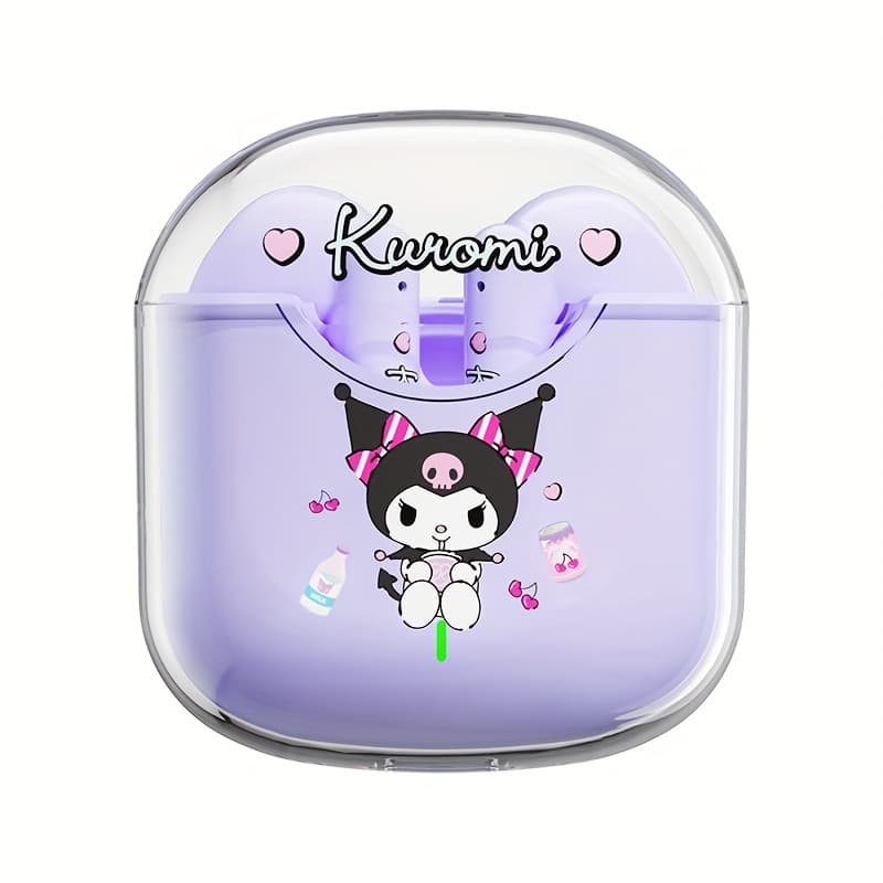 TEMU [authorized] Wireless Headphones, Kuromi Pompompurin My Melody Melody, 5 Different Styles , Cute Design Gaming Earbuds , Convenient For , Suitable For Daily Exercise And , Learning Holiday Gifts