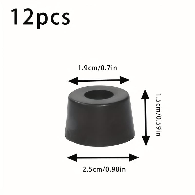 TEMU 12pcs Rubber Feet 192310gs Air Compressor Isolator Pads, Effective Noise Isolation, Replacement Rubber Isolator Feet For Many Compressors, Generators, Pressure Washers And Speaker Cabinets