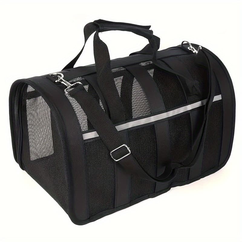 TEMU Portable For Small Cats And Dogs - Breathable And Foldable For Travel And Outdoor Activities