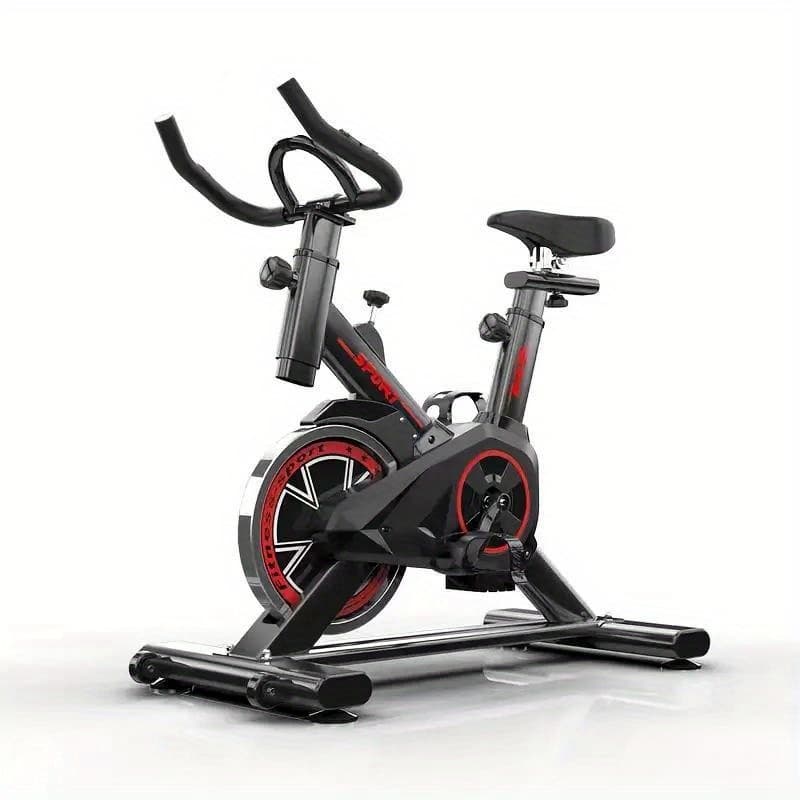 TEMU Y Rebuild Your Bike Stationary For Home Indoor, Cycling Bike With Silent Belt Drive For Home Cardio, Brake Pad Resistance With Djustable & Seat/pad Holder, Without Battery