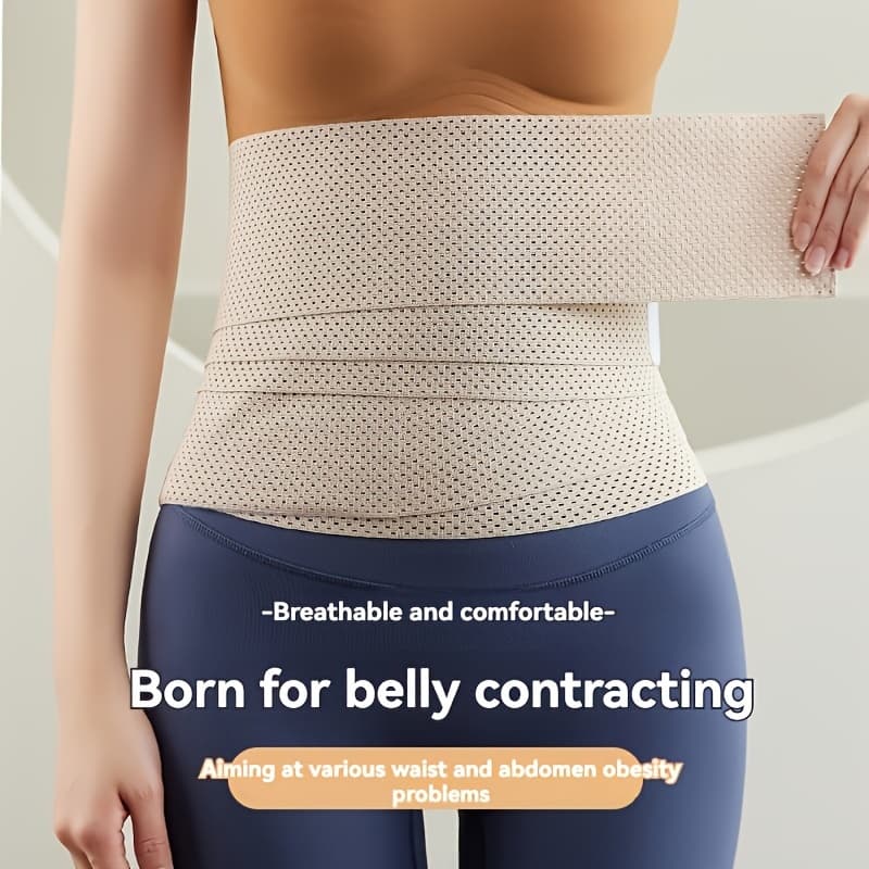 TEMU Powerful Abdominal Support Belt For Men And Women - Tightens Belly And Protects Waist