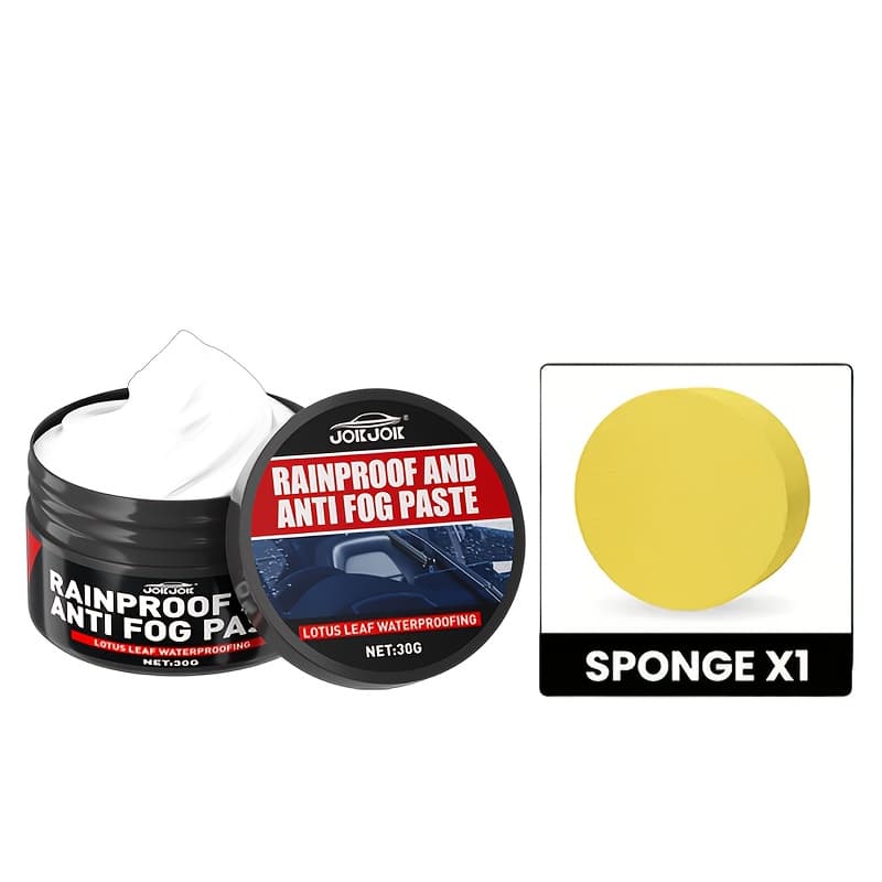 TEMU Jokjok Waterproof Non-wetting Car Glass Coating Wax - And -fog And Rearview , Vehicles, Long-lasting Rain Repellent Sprayable Paste (before/) - Easy Application Kit