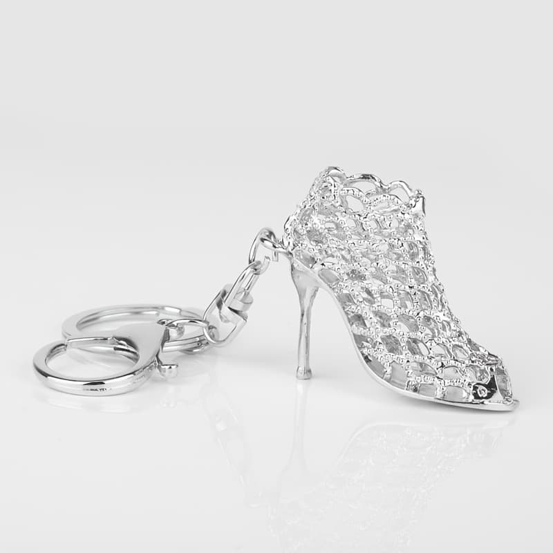 TEMU Stylish High Heel Shoe Keychain Accessory For Women, Car Key Pendant Decoration