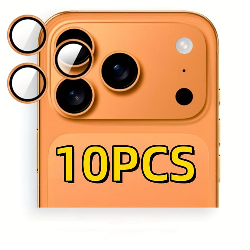TEMU 10pcs Of Protective Film For The Rear Camera Of The For For Iphone 17 Series, Compatible With 17 Pro, 17 Pro Max, And 17 Air