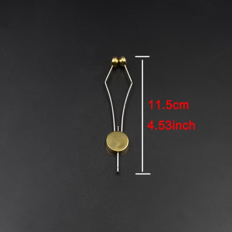 TEMU 1pc Standard Disc Bobbin Fly Tying Tools Arc Mouth Disc Bobbin Holder, Length 11.5cm(4.53inch)