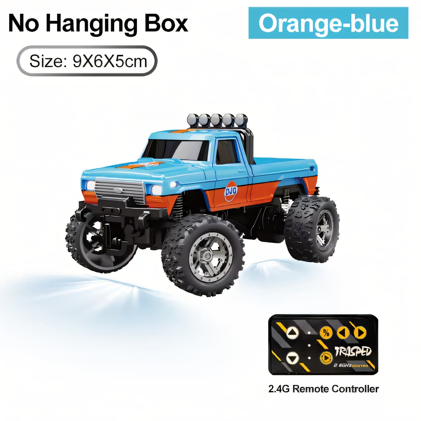 TEMU Alloy Rc Truck 1/64 Mini Off-road Climbing Car, High Speed Diecast Car, Rc Cars, Mini Alloy Monster Truck Rc , Alloy Semi , Speed Adjustable, Usb Rechargeable, Indoor & Outdoor Racing. Gifts
