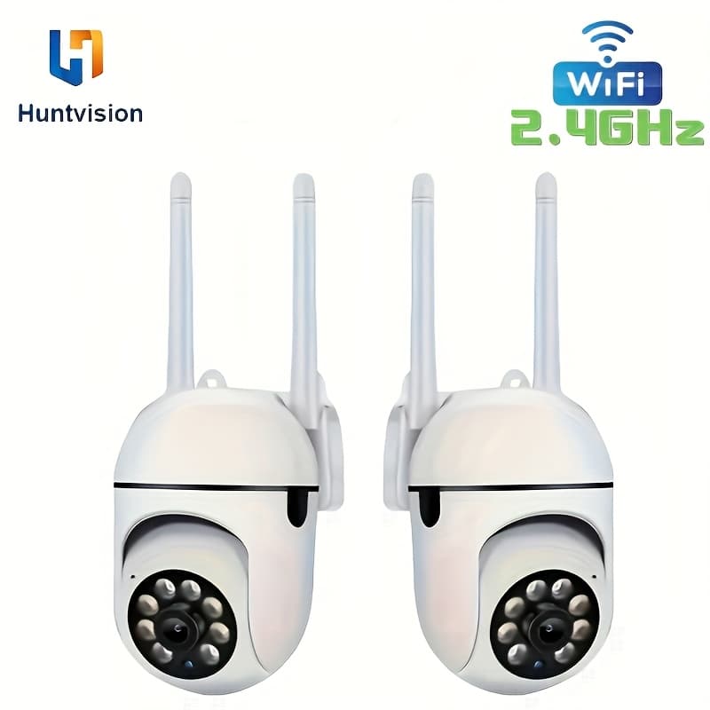 TEMU 1pc Hd Security Camera Indoor Wifi 360° Ptz 2.4g Dual Band Mini Home Surveillance Cams, 2 Way Talk, Ai Automatic Humanoid Tracking, Night Vision Camera