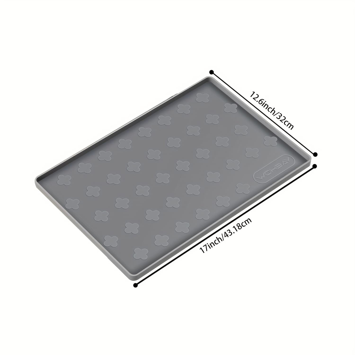 TEMU Waterproof Measuring 34" X 22" Or 17" X 12.6", Designed For Kitchen Cabinets, Serving As A Shelf Liner Organizer And Drip Tray To Protect Of Sinks In Kitchens And Bathrooms