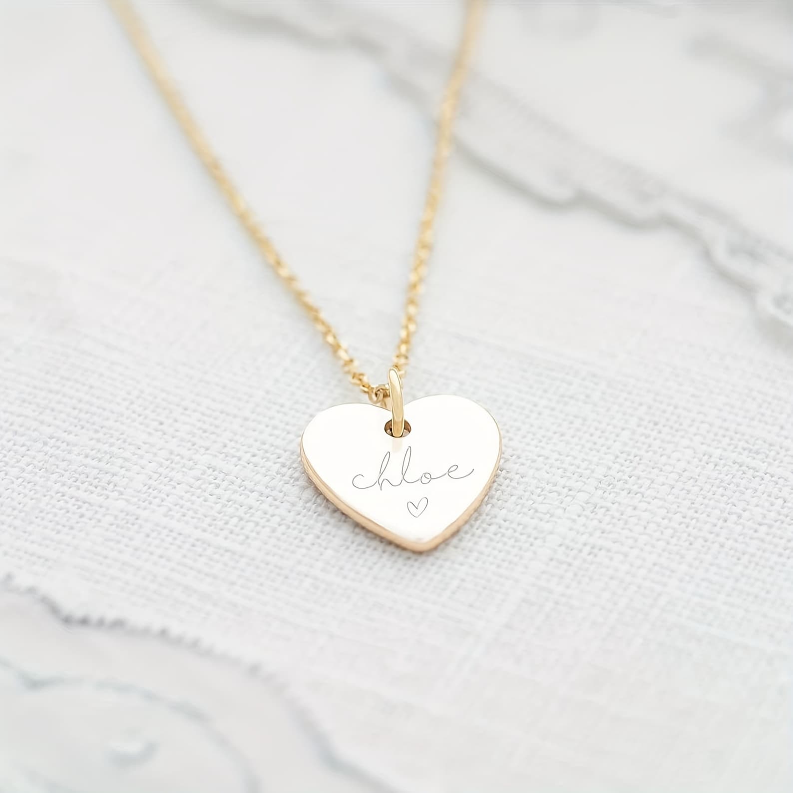 TEMU A Personalized Exquisite Heart-shaped Necklace Made Of 18k Gold-plated Stainless Steel, Customized With A Name. A For Women, Perfect For Engagements And Christmas