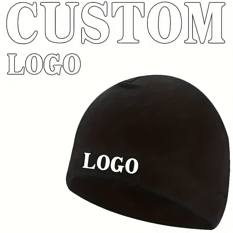 TEMU 1pc Customizable Beanie, Fashionable Unisex Warm Winter Hat, Men' Weather Headwear