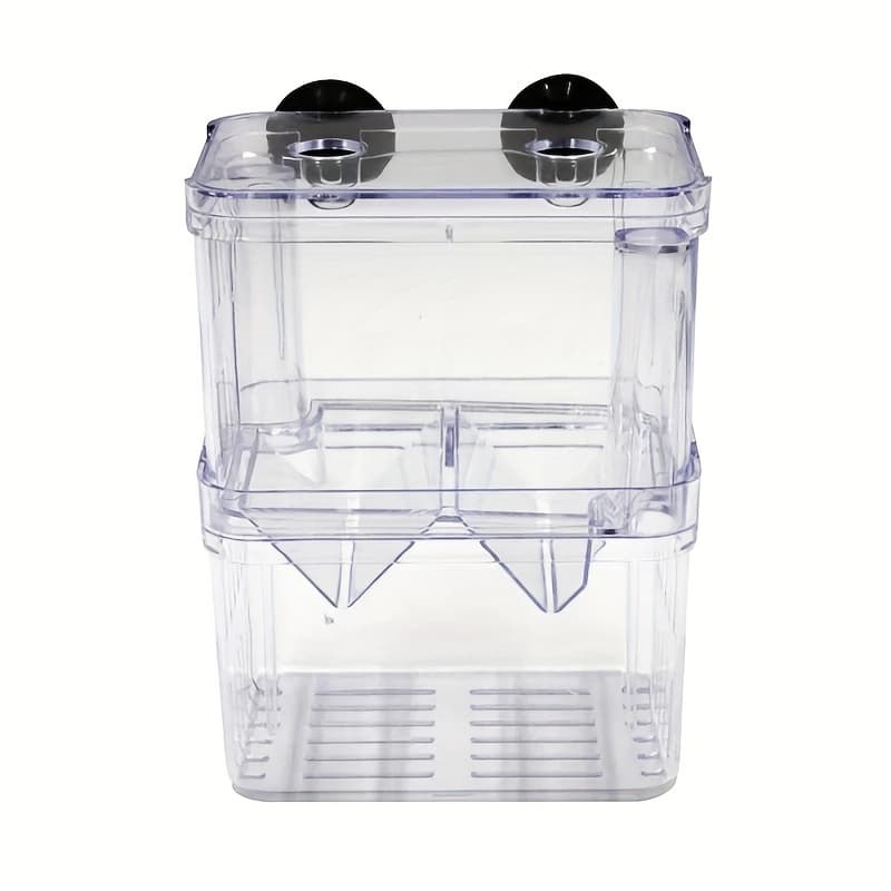 TEMU Multifunctional Acrylic Fish Breeding Isolation Box Aquarium Incubator Holder Fish Breeding Box Fish Accessories