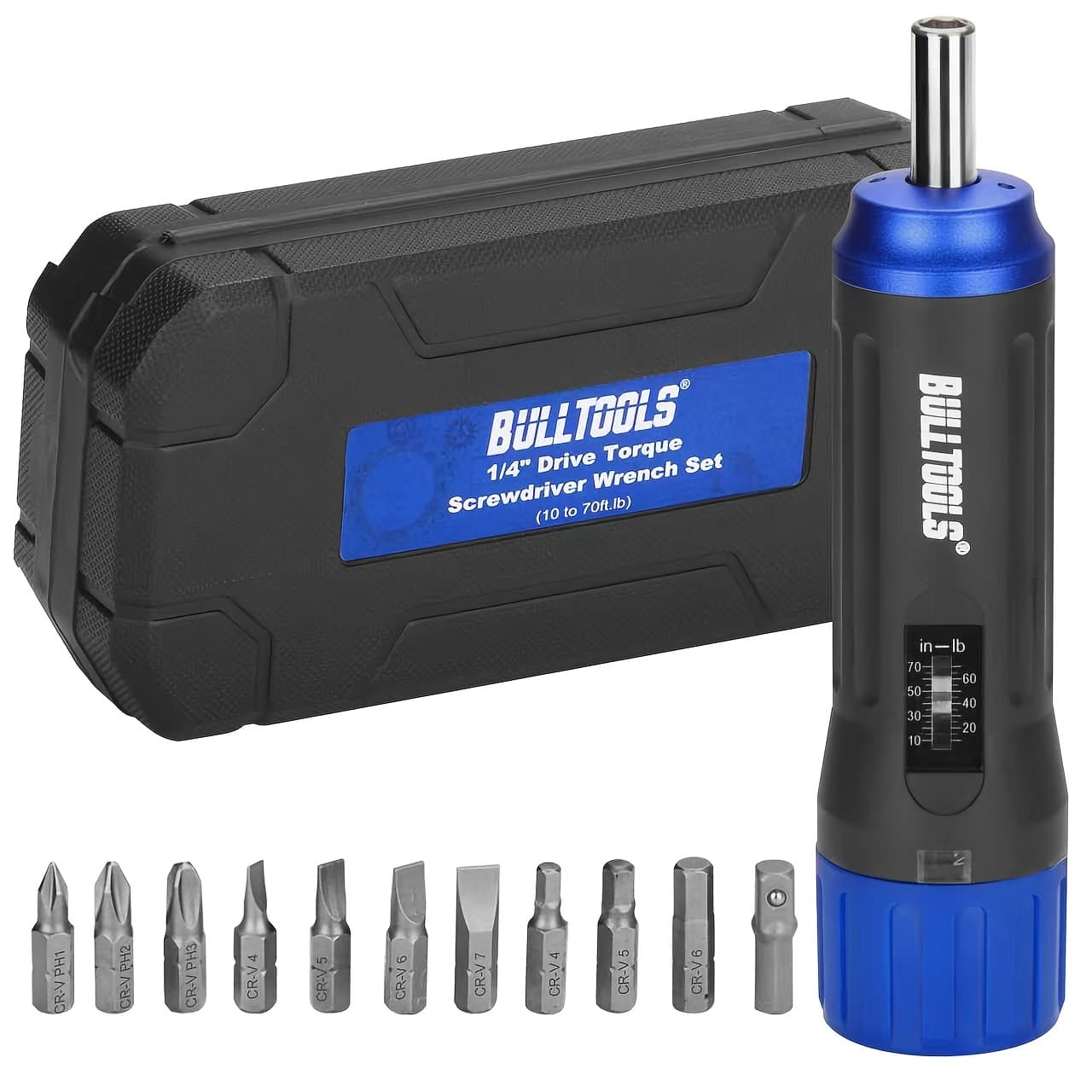 TEMU Torque Screwdriver Wrench Set, 10 Inch Torque Wrench Set For Bike Repairing And Mounting