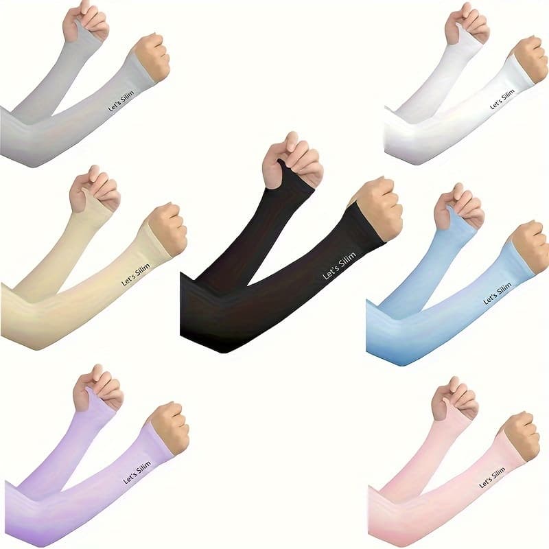 TEMU 7 Pairs Set, Sleeves, Women's Gloves, Men's Ice Armrests, Ice Sleeves, Sleeves