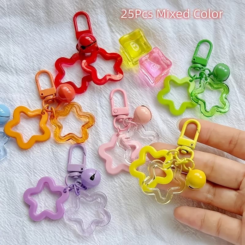 TEMU Set Of 25 Back To School Keychains - Mixed In And Styles - Ideal Welcome Gift For New Classes - A Great Option For Teachers And Students, Party Gift Bundles