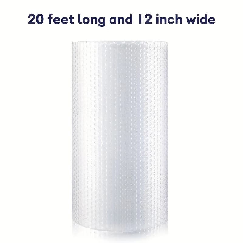 TEMU Bubble Cushioning Roll Packaging Material, 3/16" Bubble, 20', 12" Wide, Perforated 12" (clear)