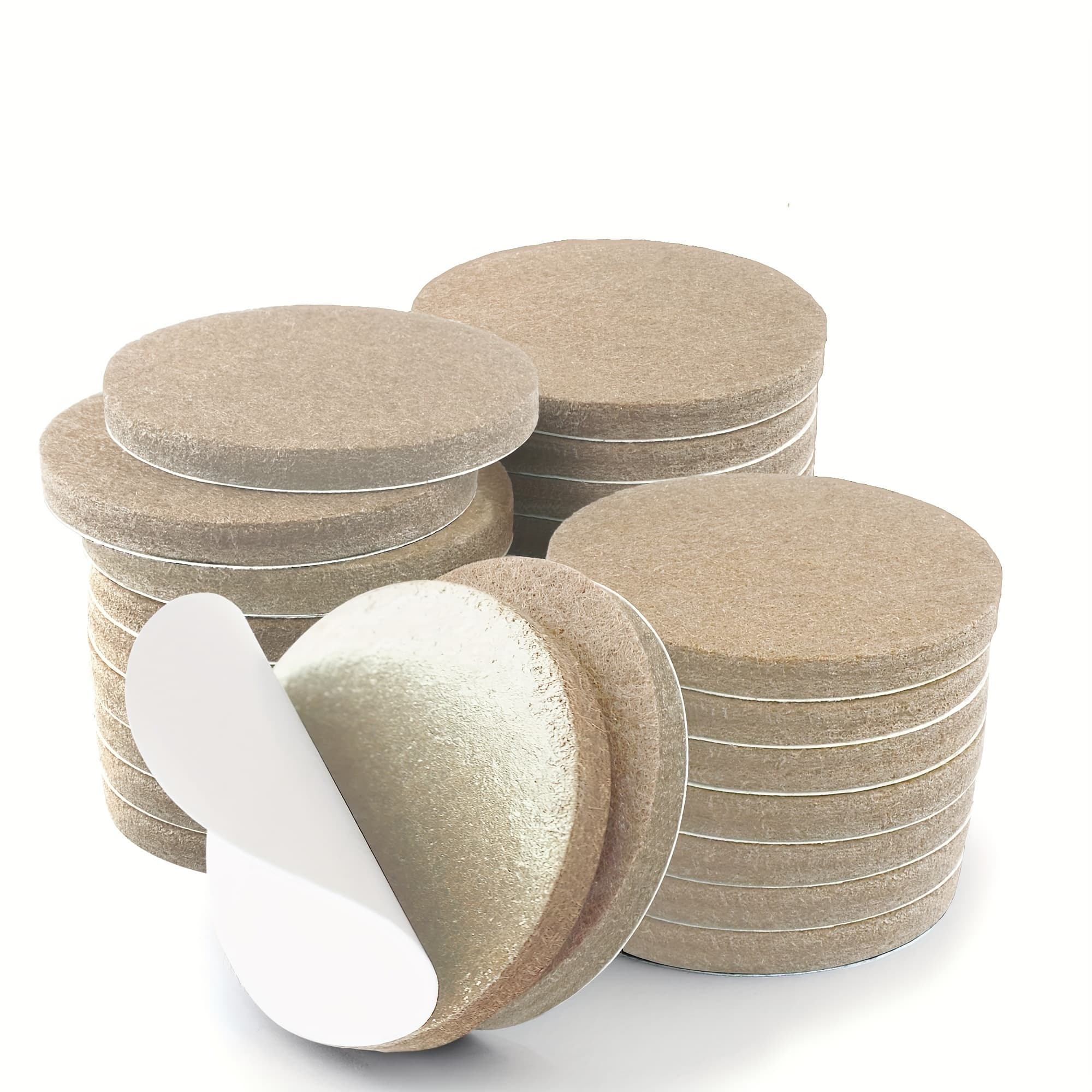 TEMU 24- -duty -adhesive , 4mm , 2- , Round , For , -scratch, -noise, Cupboard & Sofa Feet