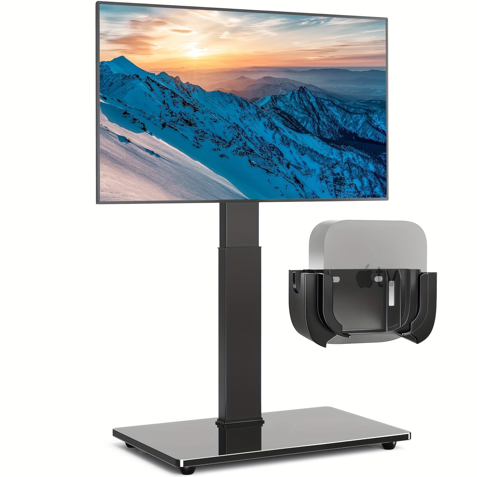 TEMU Rfiver Reinforced Floor Tv Stand With Mount For 32-70 Inch Tvs Up To 110lbs