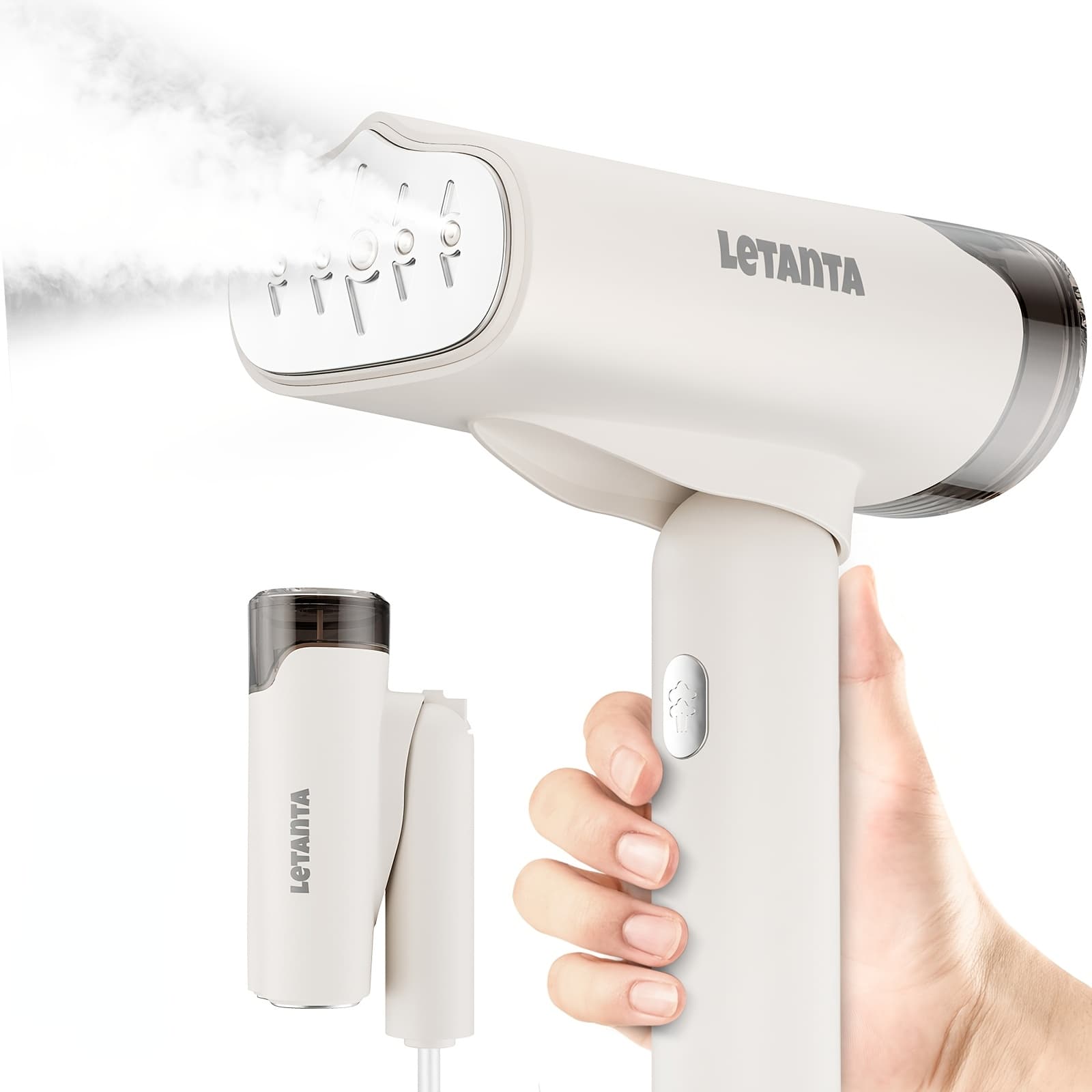 TEMU Upgraded Portable Foldable Clothes Steamer Handheld, 1000w Powerful Garment Steamer With 150ml Water Tank, -up Steam Iron For Clothes, Compact For Home, Office & Travel, Premium Gift